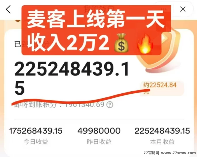 麦客3.0上线，单机日赚50+，多号操作稳定收溢，打造你的专属副业渠道！