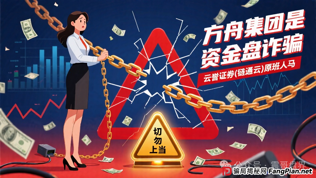 方舟集团是资金盘诈骗,“云誉证券”(链通云)原班人马,切勿上当