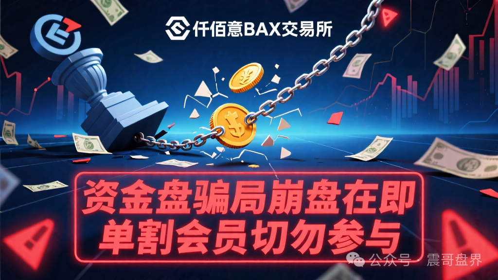 仟佰意BAX交易所是资金盘骗局,单割会员,崩盘在即