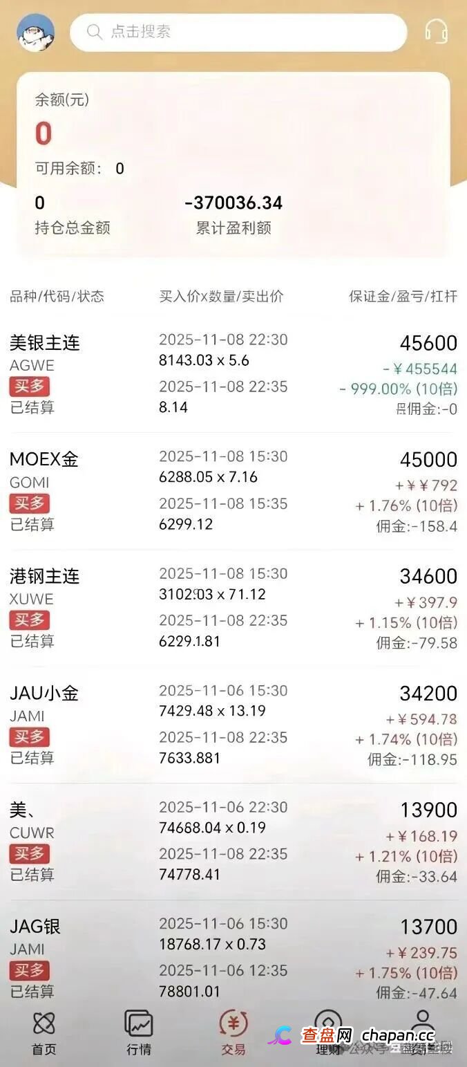 鸿运万交所带单期货骗局，虚假带单收割无数，切勿再当接盘侠