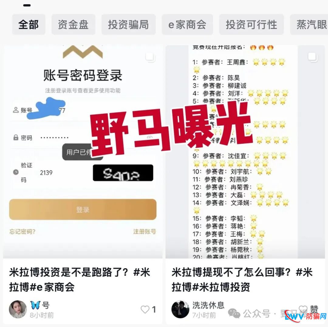 米拉博理财项目疑跑路，高收益背后竟是资金盘陷阱！
